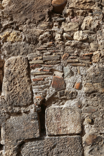 Wallpaper Mural Texture of an old wall of stones and bricks Torontodigital.ca