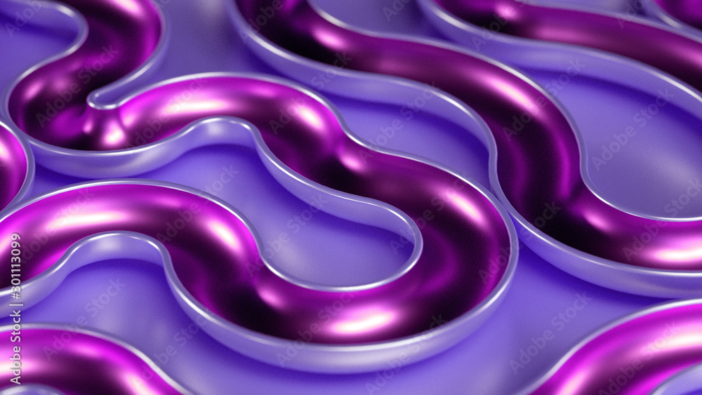 Fototapeta premium Elegant minimal background. 3d illustration, 3d rendering.