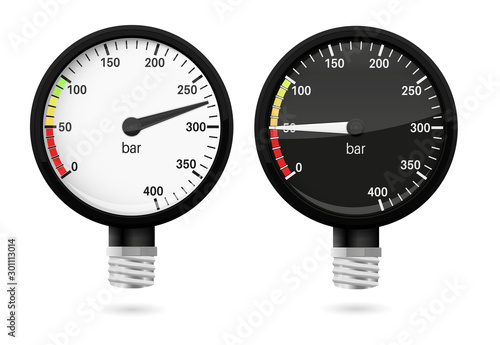 Manometer for scuba diving. Collection