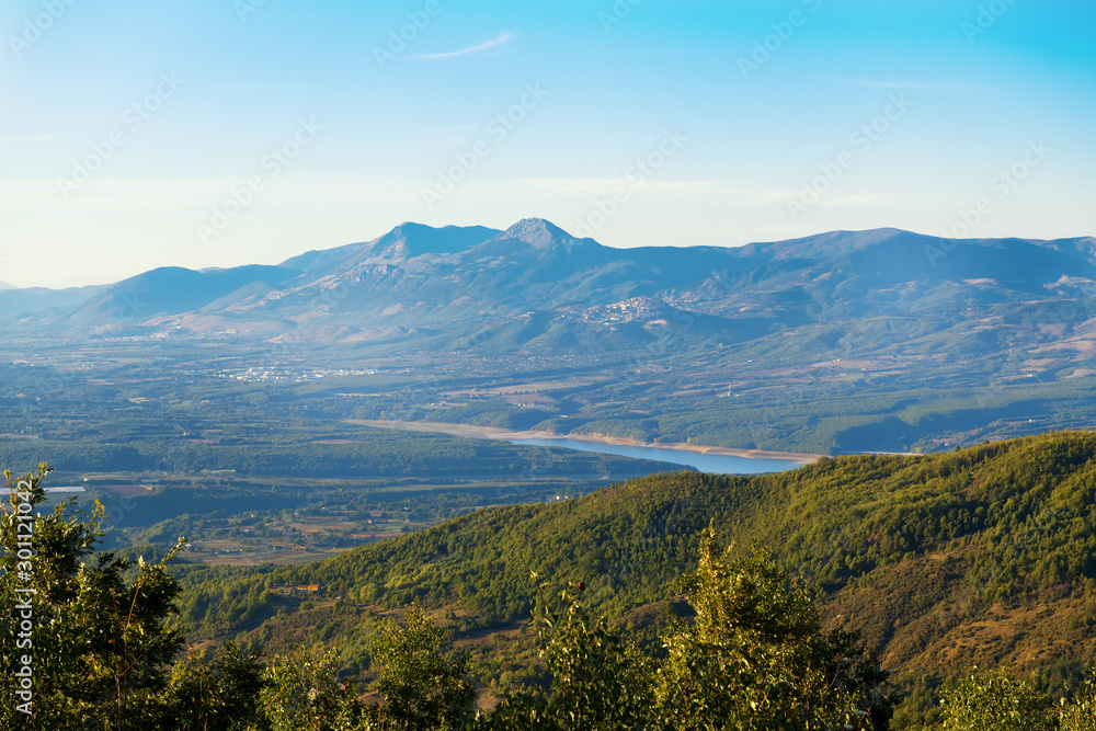 Beautiful view n a hills in the Spinoso, Basilicata, Italy Beautiful view n a hills in the Spinoso, Basilicata, Italy