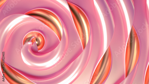 Elegant minimal background. 3d illustration, 3d rendering.