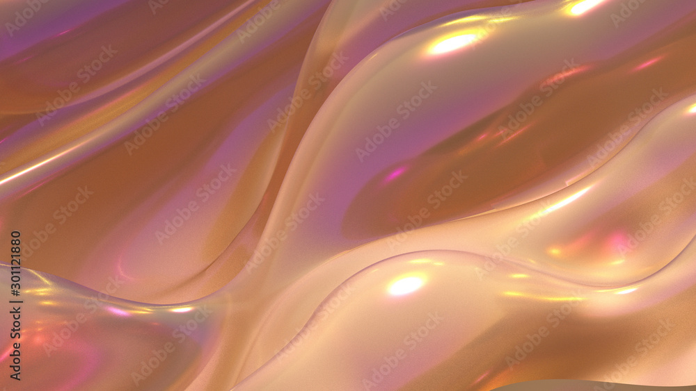 Obraz premium Beautiful, light, elegant background. 3d illustration, 3d rendering.