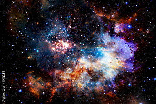 Gorgeous galaxy and stars. The elements of this image furnished by NASA. © wowinside