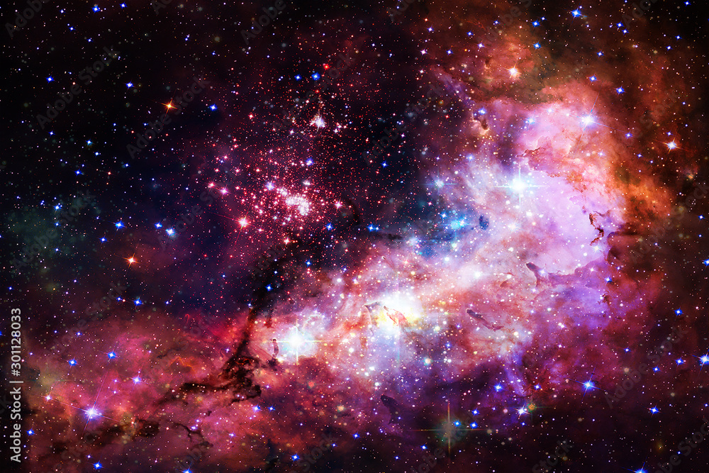 Fototapeta premium Gorgeous galaxy and stars. The elements of this image furnished by NASA.