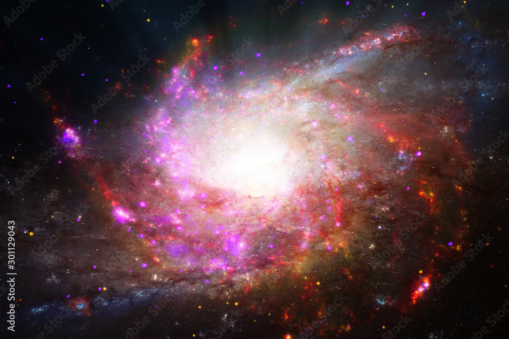 Marvelous galaxy in a deep space. The elements of this image furnished by NASA. Marvelous galaxy in a deep space. The elements of this image furnished by NASA.
