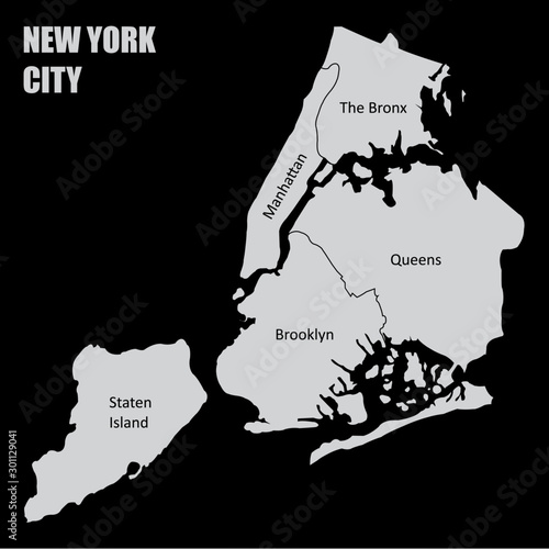 Map of New York city