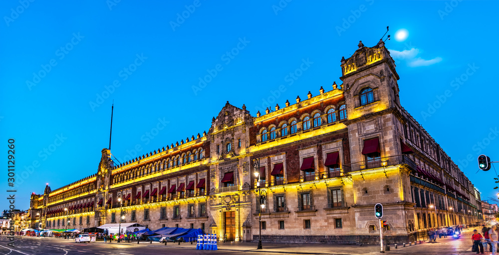 The National Palace in Mexico City