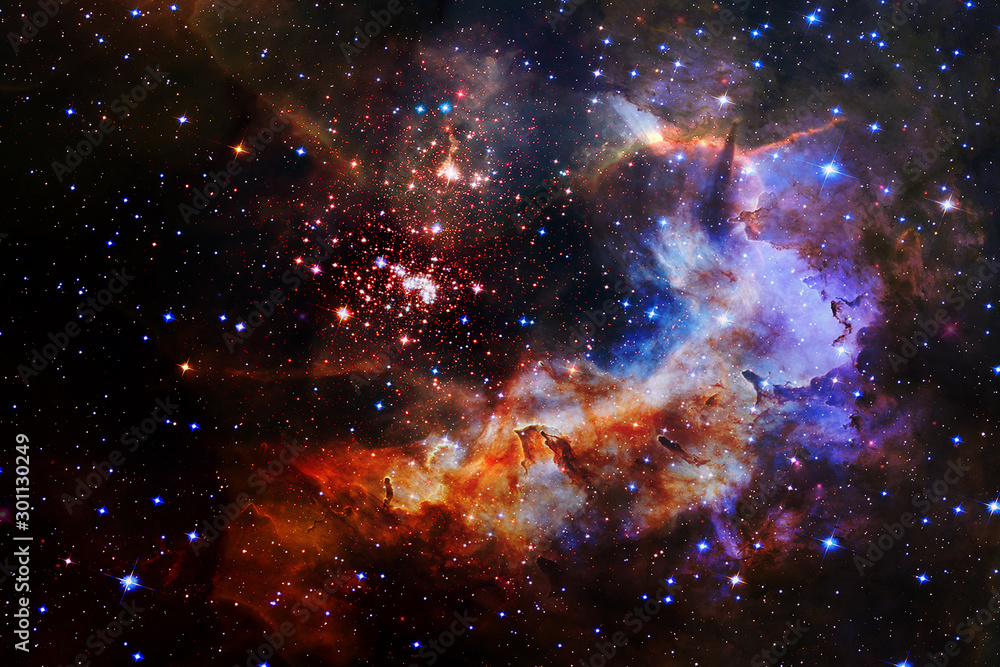 Fototapeta premium Gorgeous galaxy and stars. The elements of this image furnished by NASA.