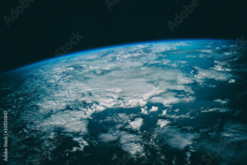 Beautiful earth from space. Space beauty. The elements of this i