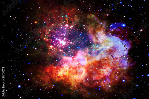 Space and galaxy. The elements of this image furnished by NASA.