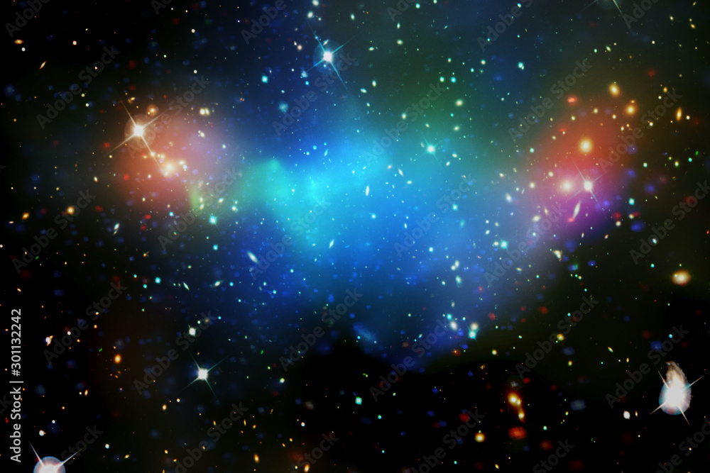 Fototapeta premium Gorgeous galaxy and stars. The elements of this image furnished by NASA.