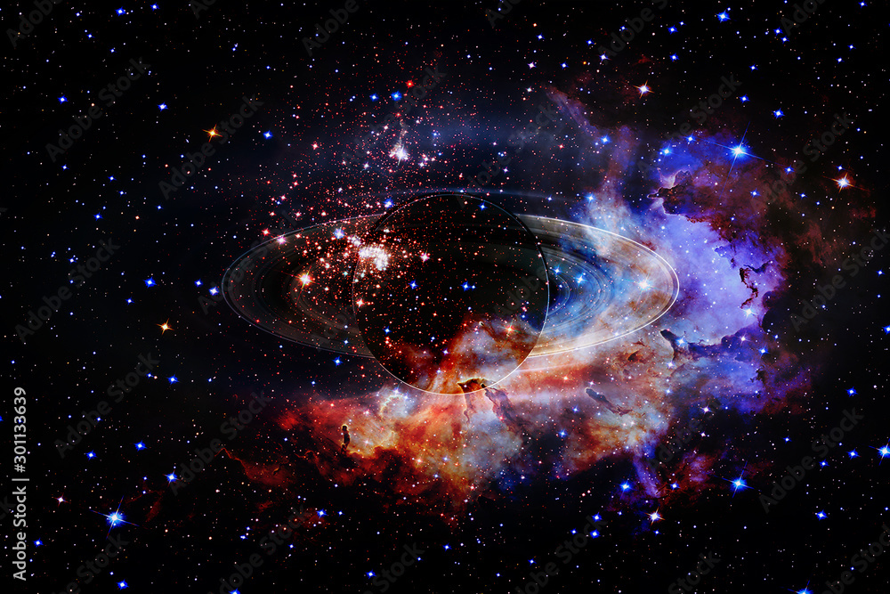 Obraz premium Space and galaxy. The elements of this image furnished by NASA.