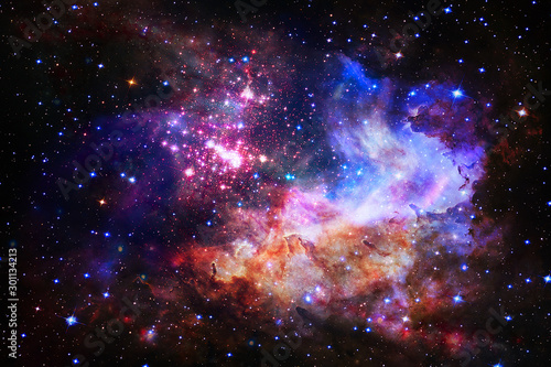 Space and galaxy. The elements of this image furnished by NASA.