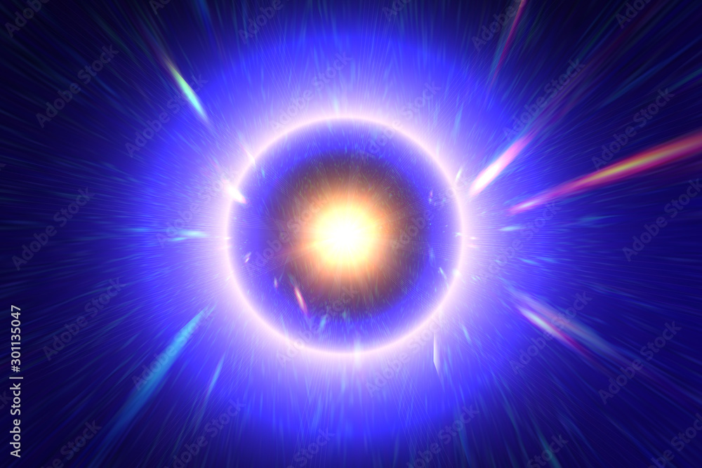 Big light ring in the center of universe. Splash. Big bang. The elements of this image furnished by NASA. Big light ring in the center of universe. Splash. Big bang. The elements of this image furnished by NASA.