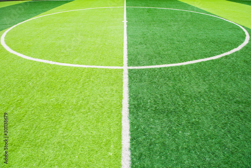 Close up background of football field and track © Xiangli