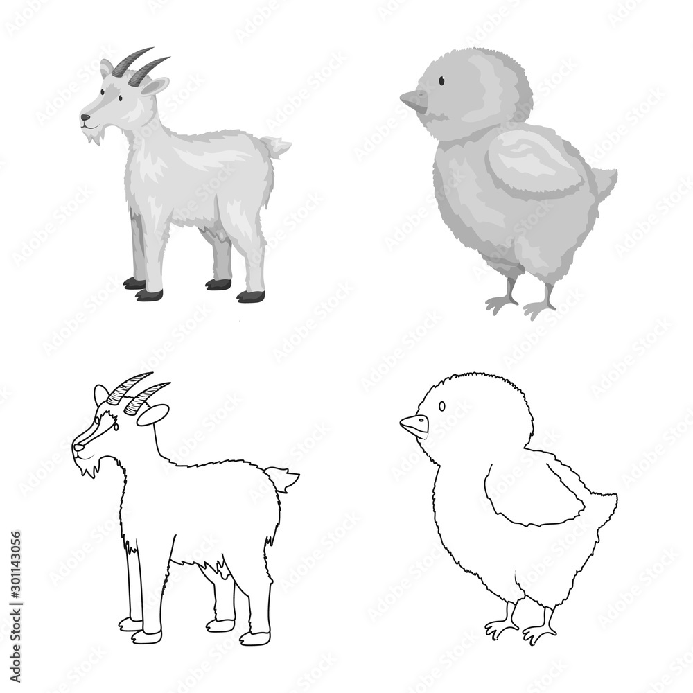 Isolated object of breeding and kitchen sign. Collection of breeding and organic stock vector illustration. Isolated object of breeding and kitchen sign. Collection of breeding and organic stock vector illustration.