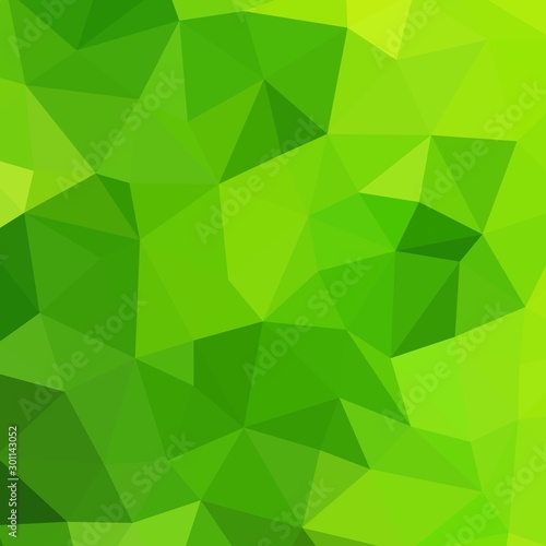 Vector illustration of green mosaic background. eps 10