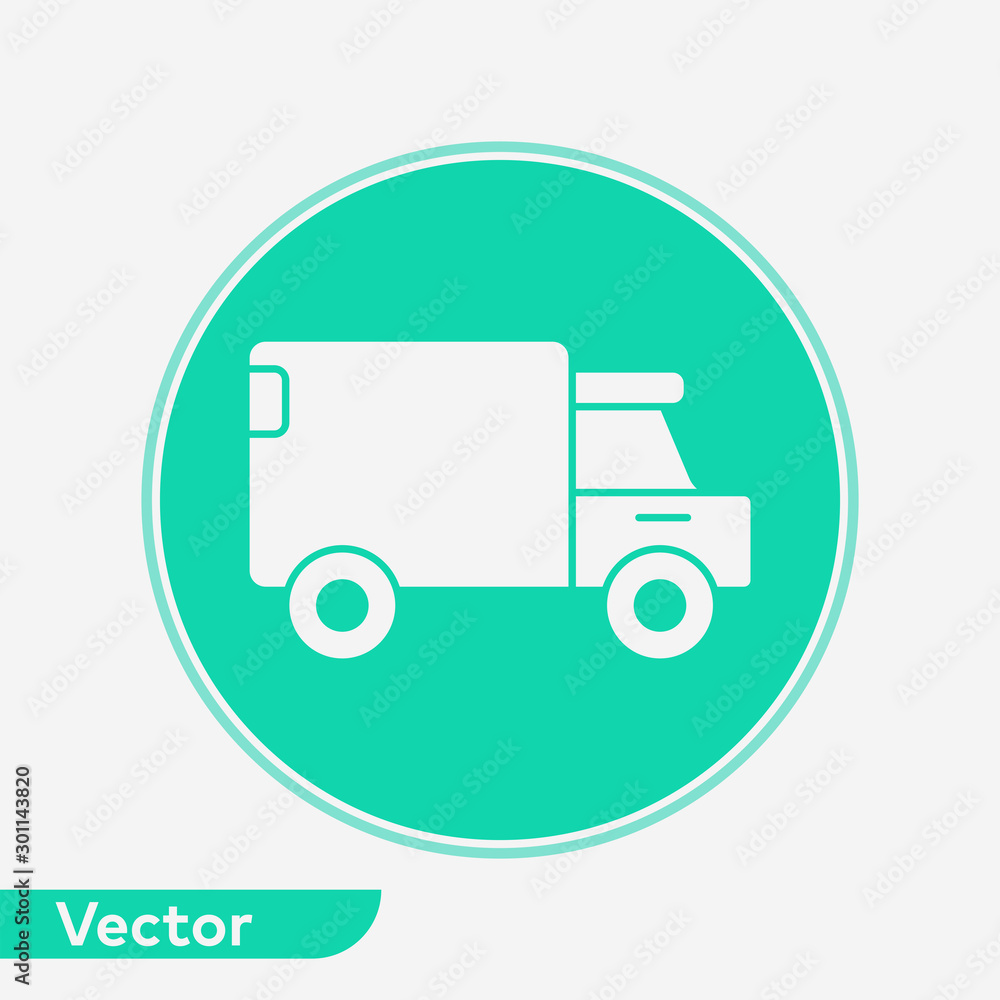 Truck vector icon sign symbol Truck vector icon sign symbol