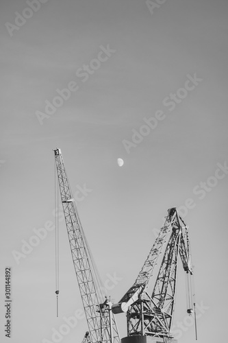crane in the construction site © Ilari