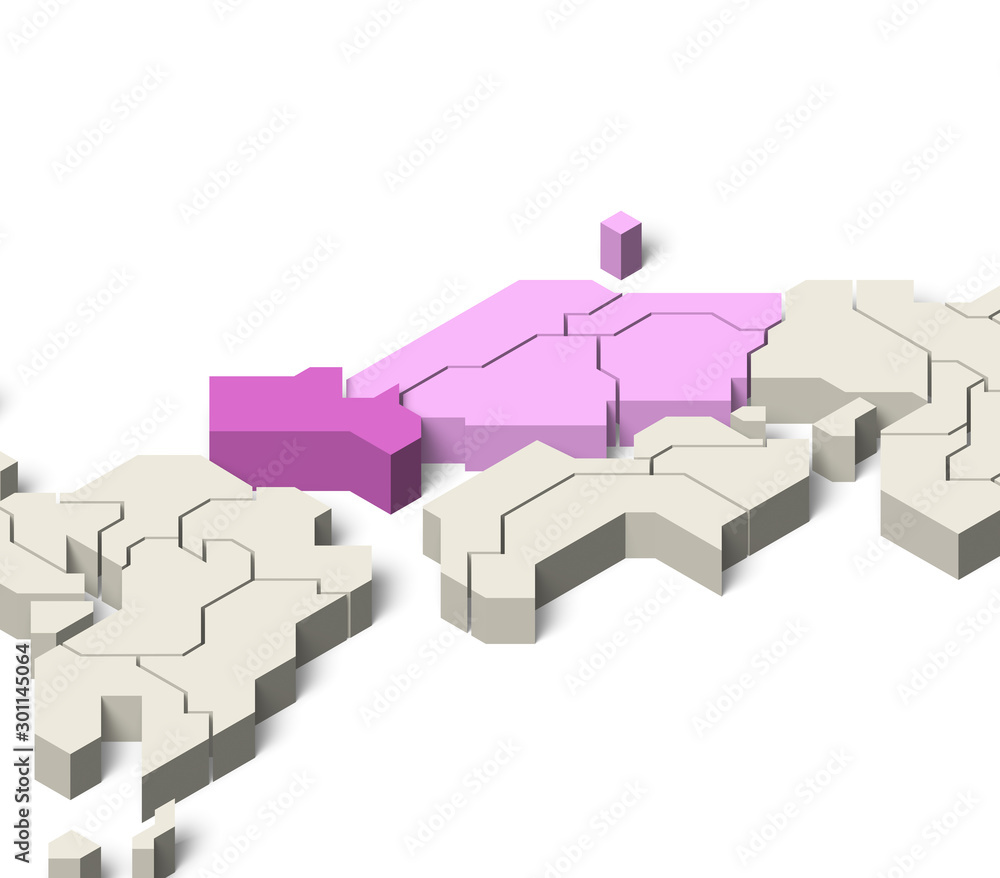 日本地図 中国地方 山口県 Stock Illustration Adobe Stock 日本地図 中国地方 山口県 Stock Illustration Adobe Stock