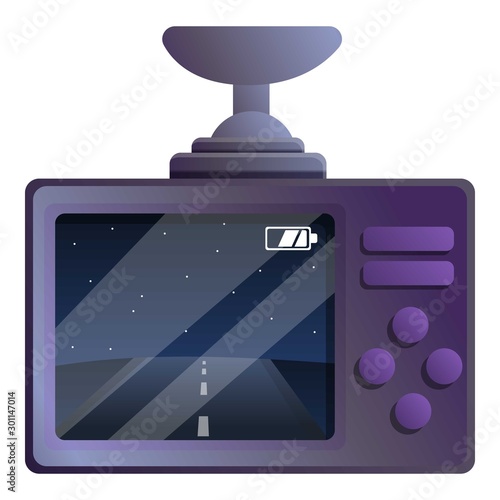 Dvr camera icon. Cartoon of dvr camera vector icon for web design isolated on white background