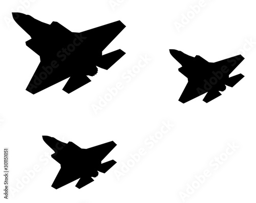 Airstrike. Vector fighters