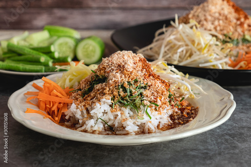 Khao Yam (Rice Salad) Thai Recipe