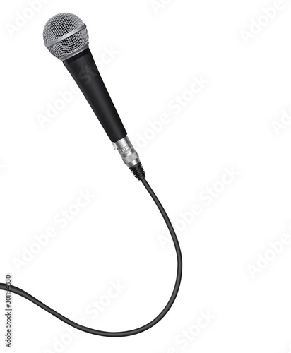 Studio microphone for recording voice isolated