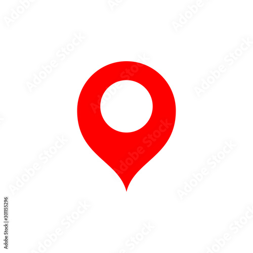 Pin Location Symbol Icon Vector Design Illustration EPS 10