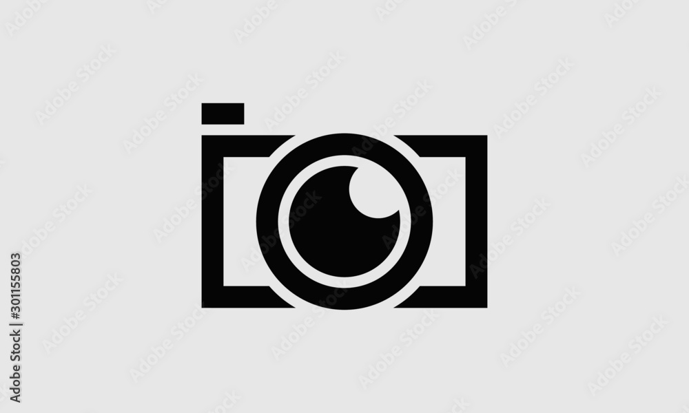 Camera Icon Logo Flat Design. Outline Camera Design for Logo,Icon, App. Camera Icon Logo Flat Design. Outline Camera Design for Logo,Icon, App.