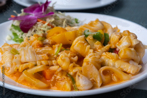 Fried Squid with Salted Egg A seafood