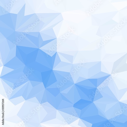 light blue geometric background. abstract vector illustration triangular design. polygonal style. eps 10