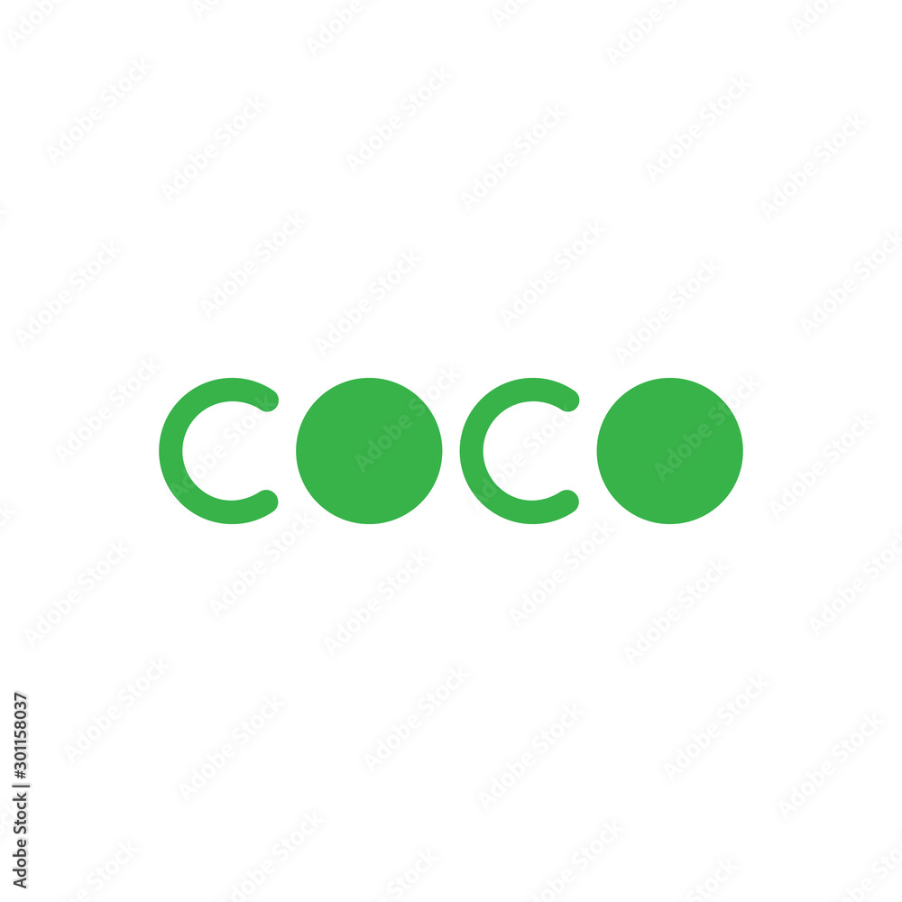 Logo Design Concept about Coconut Logo Design Concept about Coconut