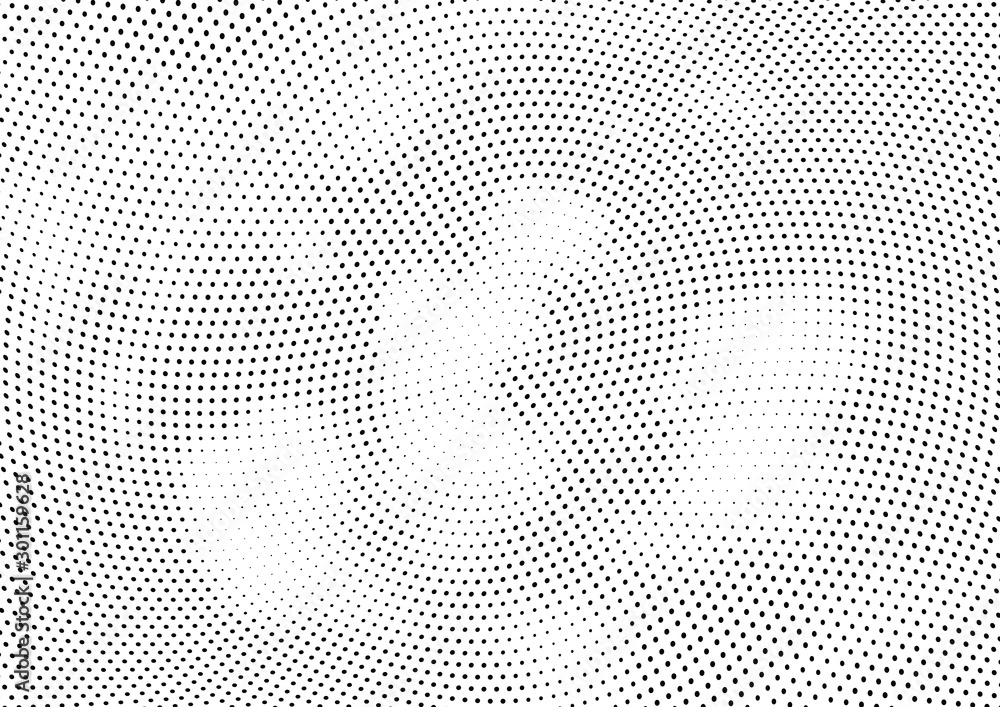 Abstract halftone wave dotted background. Halftone twisted grunge pattern, dot, circle. Vector modern optical halftone pop art texture for poster, business card, cover, label mock-up, sticker layout Abstract halftone wave dotted background. Halftone twisted grunge pattern, dot, circle. Vector modern optical halftone pop art texture for poster, business card, cover, label mock-up, sticker layout