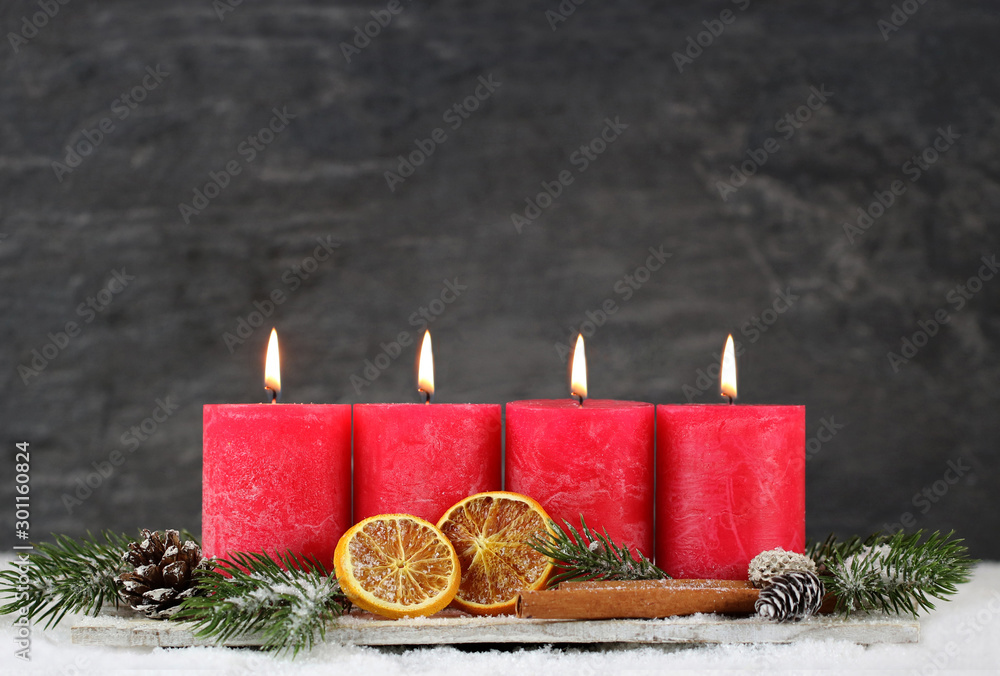 Vierter Advent Stock Photo Adobe Stock