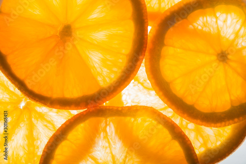 Orange slices.