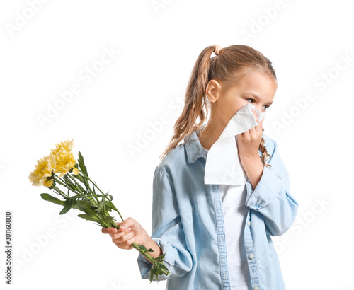 Little girl suffering from ...