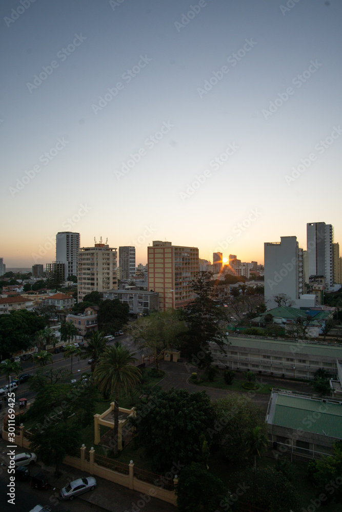Maputo at dusk