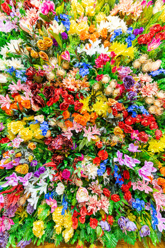 Background of colorful flowers