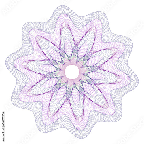 Watermark  background certificate  Guilloche  element security
