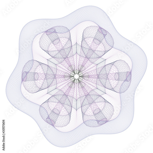 Watermark  background certificate  Guilloche  element security