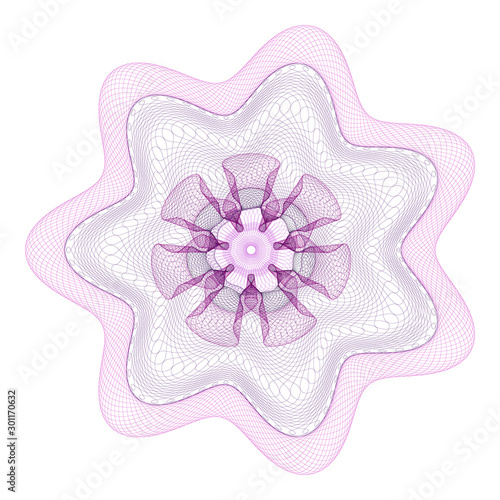 Watermark  background certificate  Guilloche  element security