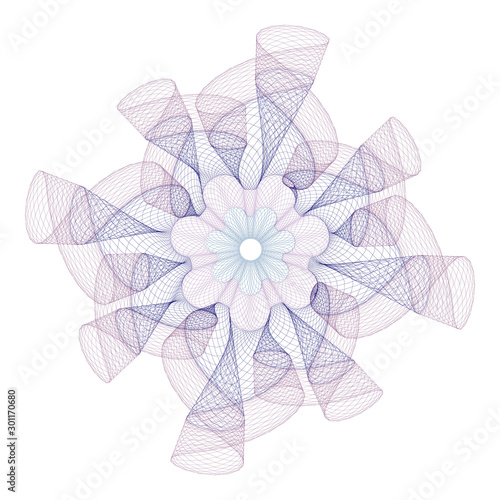 Watermark  background certificate  Guilloche  element security