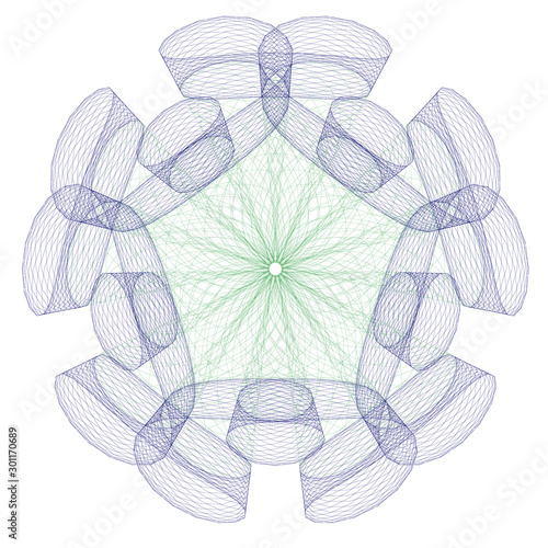 Watermark  background certificate  Guilloche  element security
