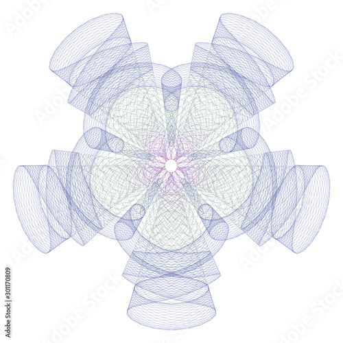 Watermark  background certificate  Guilloche  element security