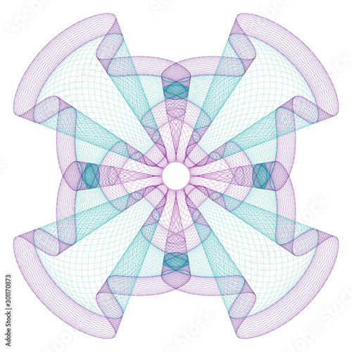 Watermark  background certificate  Guilloche  element security