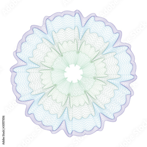 Watermark  background certificate  Guilloche  element security