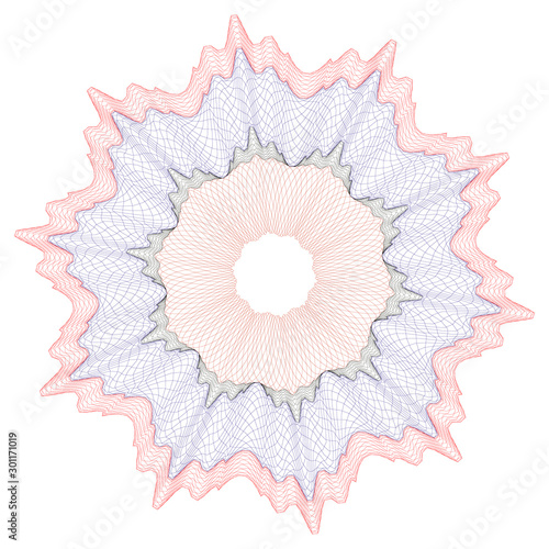 Watermark  background certificate  Guilloche  element security