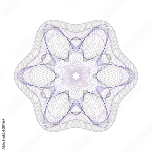Watermark  background certificate  Guilloche  element security