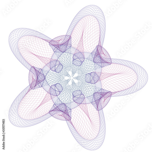 Watermark  background certificate  Guilloche  element security
